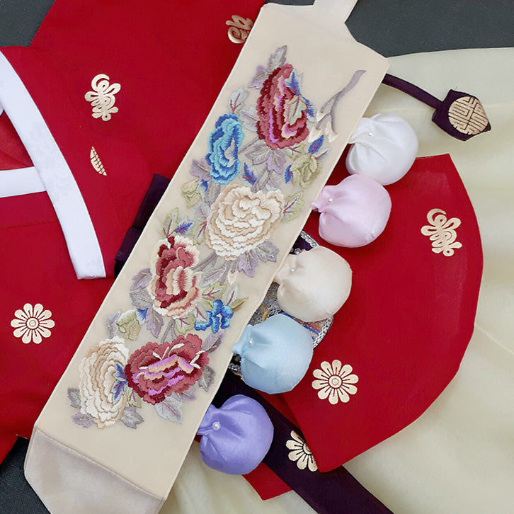 Baby Hanbok with Birthday Band (B)