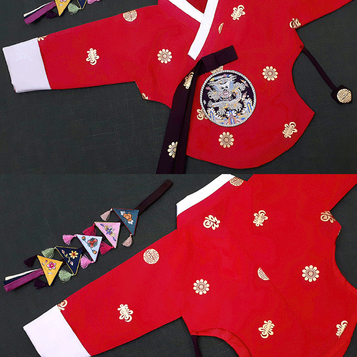 Baby Hanbok with Birthday Band (B)