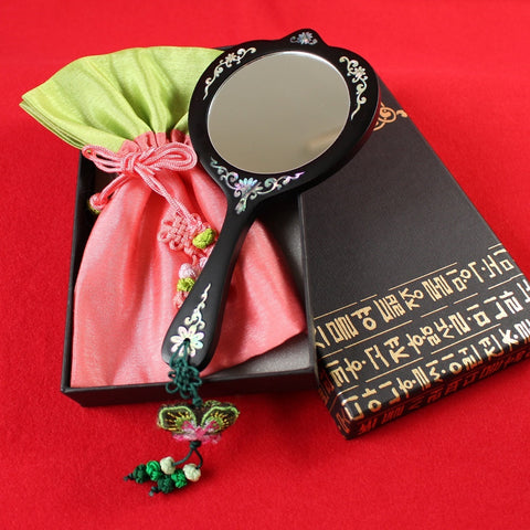 Hand_Mirror_Mother_of_Pearl_Compact_Mirror_Peony_Blossom_Korean_Traditional_Item_Accessory_Gift_and_Souvenir_Korean_Essentials